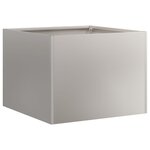 vidaXL Jardinière rouillé 40x40x30 cm acier inoxydable