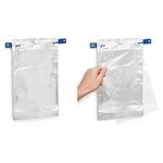 Sachet plastique liassé transparent haute brillance 35x50 cm (lot de 1000)