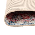 vidaXL Tapis lavable multicolore Ø 120 cm antidérapant