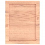 vidaXL Étagère murale marron clair bois chêne massif traité