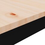 vidaXL Table basse Naturel 60 x 50 x 36 cm Bois de pin massif