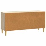 vidaXL Meuble TV 102 x 34 5 x 50 cm Chêne Sonoma Bois d'ingénierie