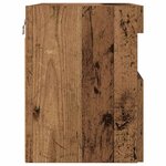 vidaXL Meuble TV mural Bois ancien 60 x 30 x 40 cm Bois d'ingénierie