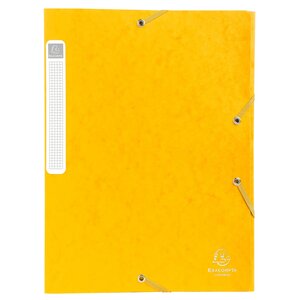 Boite De Classement Cartobox Dos 25mm Carte Lustrée - A4 - Jaune - X 25 - Exacompta