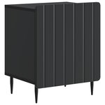 vidaXL Cabinet de chevet Noir 43 x 34 5 x 52 cm Bois d'ingénierie