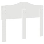 vidaXL Tête de lit Blanc 135 cm Bois d'ingénierie