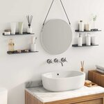 vidaXL Étagère flottante 4 Pièces Anthracite 40 x 8 5 x 2 5 cm Acier