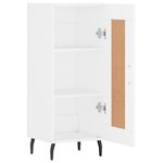 vidaXL Buffet blanc 34 5x34x90 cm bois d'ingénierie
