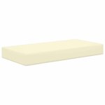 vidaXL Coussin de Siège d'Extérieur Crème 80 x 40 x 8 cm