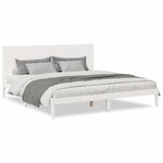 vidaXL Cadre de lit extra long sans matelas 200x220 cm bois massif
