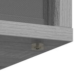 vidaXL Buffet avec tiroir Gris Sonoma 30 5 x 27 x 84 5 cm