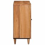 vidaXL Buffet avec porte Naturel 90 x 33 x 75 cm Bois de mangue massif