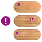 vidaXL Table à manger marron clair bois de chêne massif ovale