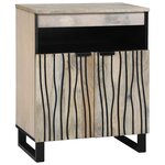 vidaXL Meubles et étagères de rangement pour médias Blanc et Noir