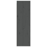 vidaXL Armoires murales 2 Pièces Gris 30x30x100 cm Bois de pin massif