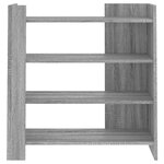 vidaXL Buffet sonoma gris 73 5x35x75 cm bois d'ingénierie