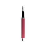 Stylo plume cristo 13 x 1.1 cm - corps métal - pointe iridium - rose