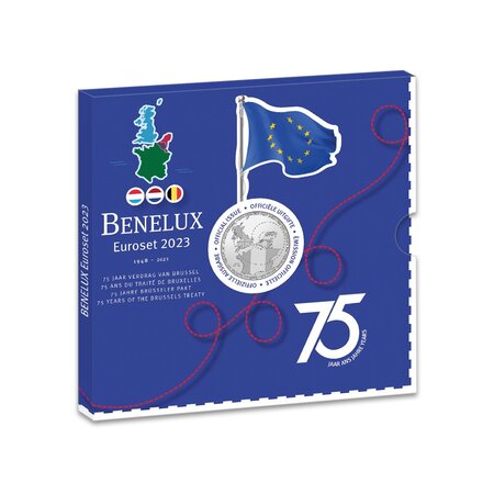 Coffret série euro BU Benelux 2023 (75 ans du Traité de Bruxelles)