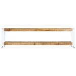 vidaXL Meuble TV 150x30x40 cm Bois massif de manguier