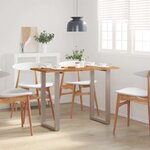 vidaXL Table à dîner 110x50x76 cm Bois d'acacia solide