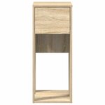 vidaXL Support de tour d'ordinateur et tiroir chêne sonoma 30x44x74 cm