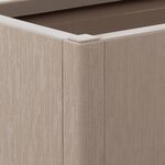 vidaXL Jardinière marron clair 80x36x35 cm PP