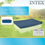 INTEX Couverture de piscine 260 x 160 cm Rectangulaire PVC et PP