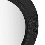 vidaXL Miroir mural style baroque 50 cm noir