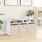 vidaXL Basboard avec tiroir Blanc 102 x 32 x 48 5 cm