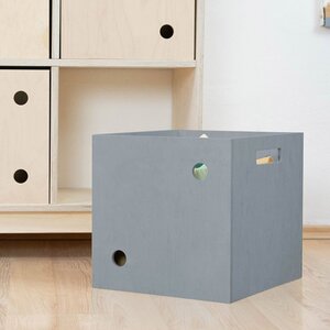 Boîte de rangement DICE gris 2