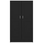 vidaXL Bibliothèque Noir 82 5x30 5x150 cm Bois d’ingénierie