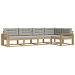 vidaXL Ensemble de canapés d'extérieur 4 pc Blanc et gris clair