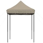 vidaXL Tente de fête Taupe 200 x 200 x 306 cm Tissu Oxford