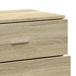 vidaXL Buffets 2 Pièces chêne sonoma 60x39x80 cm bois d'ingénierie
