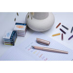 Lot de 6 cartouches d'encre pastel - Bleu Bermudes - Scheinder