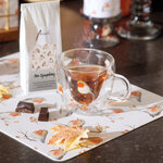 Tasse à thé en verre double paroi 200 ml - oiseaux
