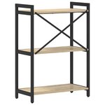 vidaXL Bibliothèque Chêne sonoma 60 x 30 x 83 cm Bois d'ingénierie