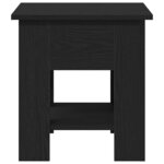 vidaXL Table basse Chêne noir 40 x 40 x 42 cm Bois d'ingénierie
