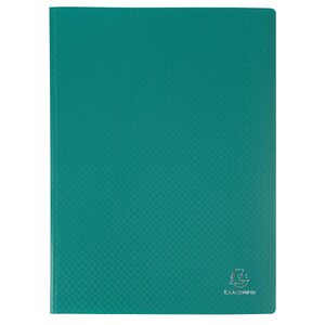 Protège-documents En Polypropylène Souple Opak 100 Vues - A4 - Vert Foncé - X 12 - Exacompta