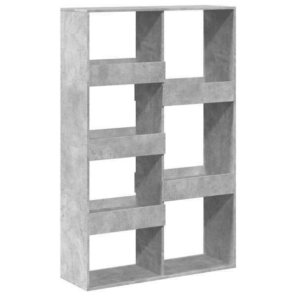vidaXL Bibliothèque gris béton 100x33x155 5 cm bois d'ingénierie