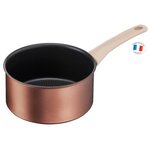 TEFAL G2542902 Casserole 18 cm ECO-RESPECT - Capacité 2,1 L - Tous feux dont inductionMarron