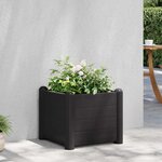 vidaXL Lit surélevé de jardin PP Anthracite 43x43x35 cm