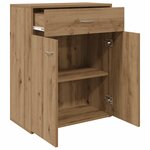 vidaXL Buffet chêne artisanal 60x30x75 cm bois d'ingénierie