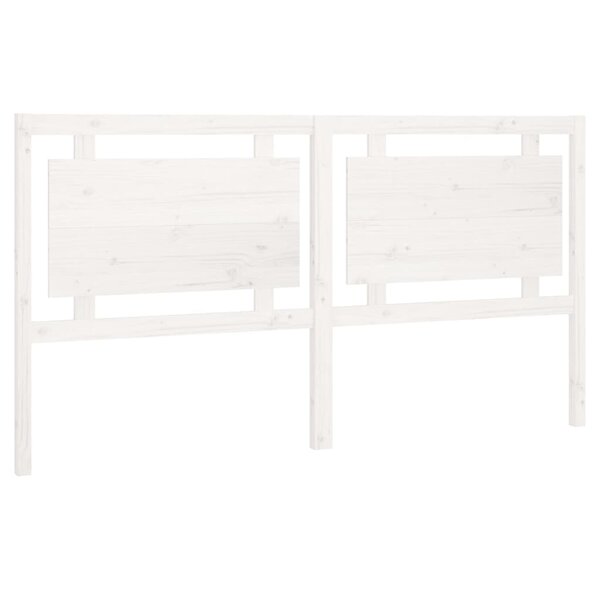 vidaXL Tête de lit Blanc 185 5x4x100 cm Bois massif de pin