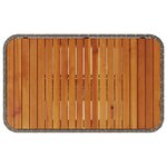 vidaXL Ensemble de salle à manger pour jardin Gris polyrotin