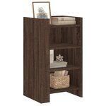 vidaXL Buffet chêne marron 45x35x75 cm bois d'ingénierie