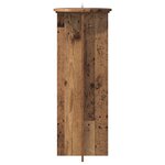 vidaXL Support de Plante 2 Pièces Bois ancien Ø40 x 100 cm