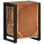 vidaXL Tables de chevet 2 Pièces multicolore bois massif de manguier brut