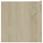 vidaXL Meuble TV Chêne sonoma 80x30x30 cm Bois d’ingénierie