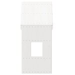vidaXL Toit de lit pour enfants blanc 60x89x134 5cm bois de pin massif